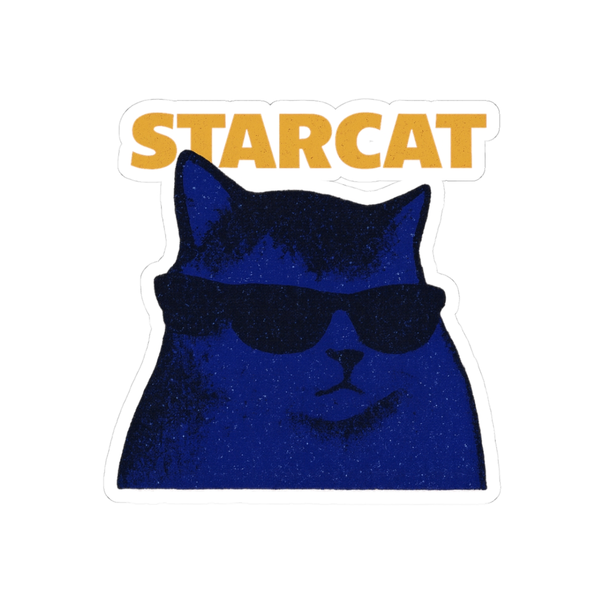 Star Cat Cosmic Feline Sticker - Official stickers merchandise