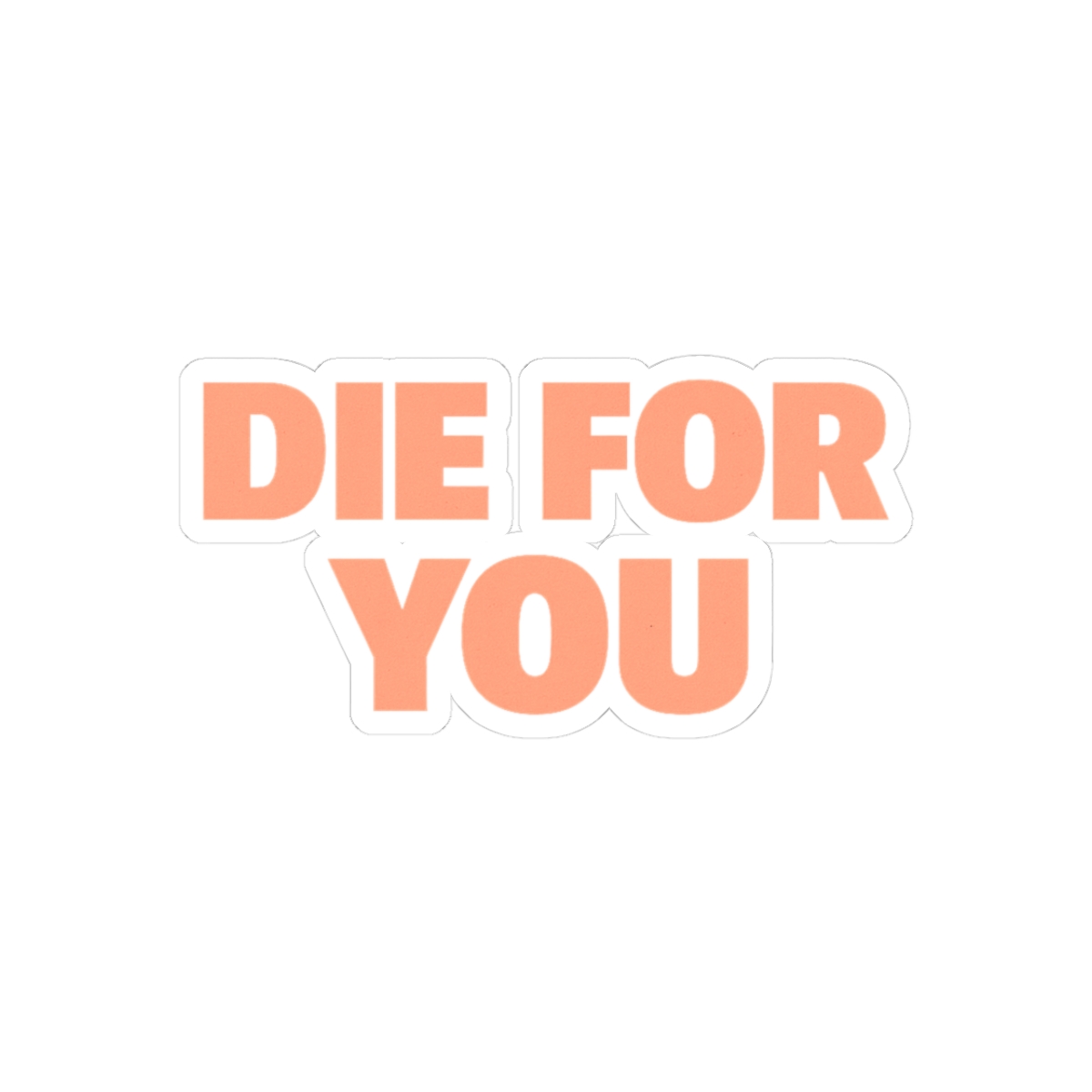 The Weeknd Die For You Sticker - Official stickers merchandise