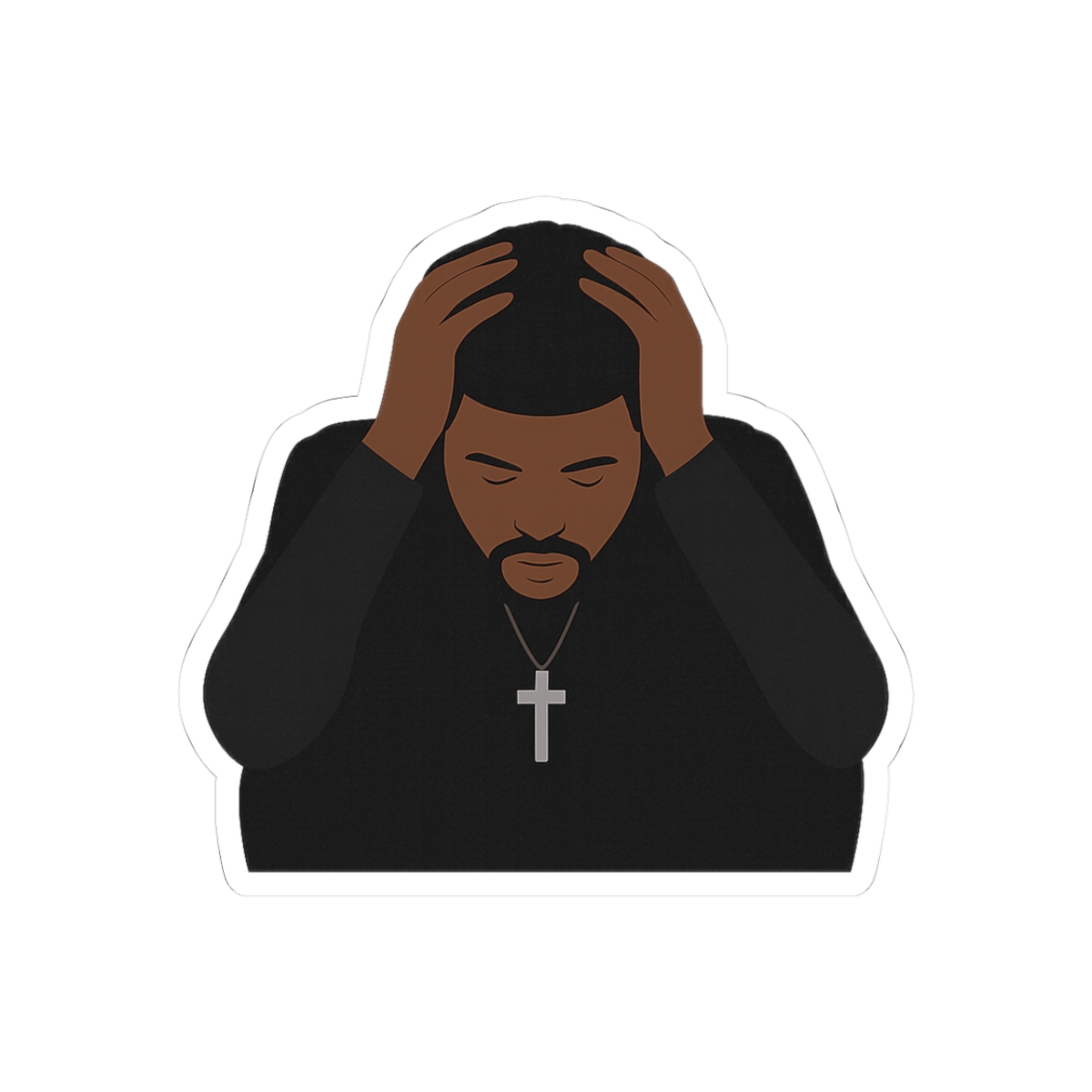 The Weeknd Starboy Minimalist Sleek Sticker - Official stickers merchandise