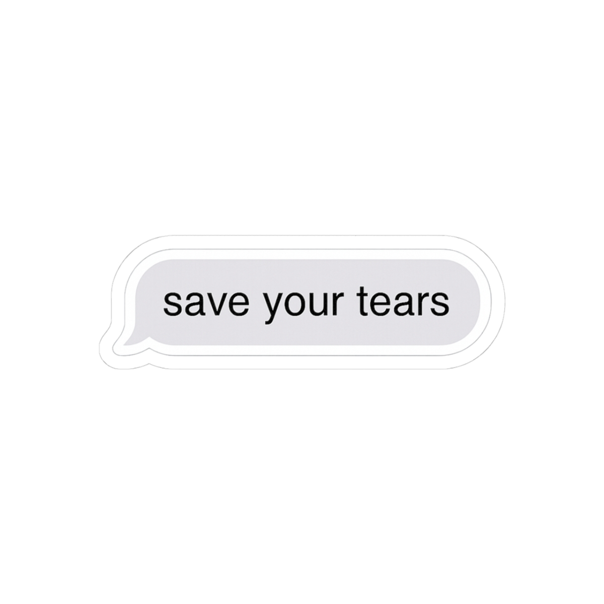 Save Your Tears iMessage Sticker - Official stickers merchandise