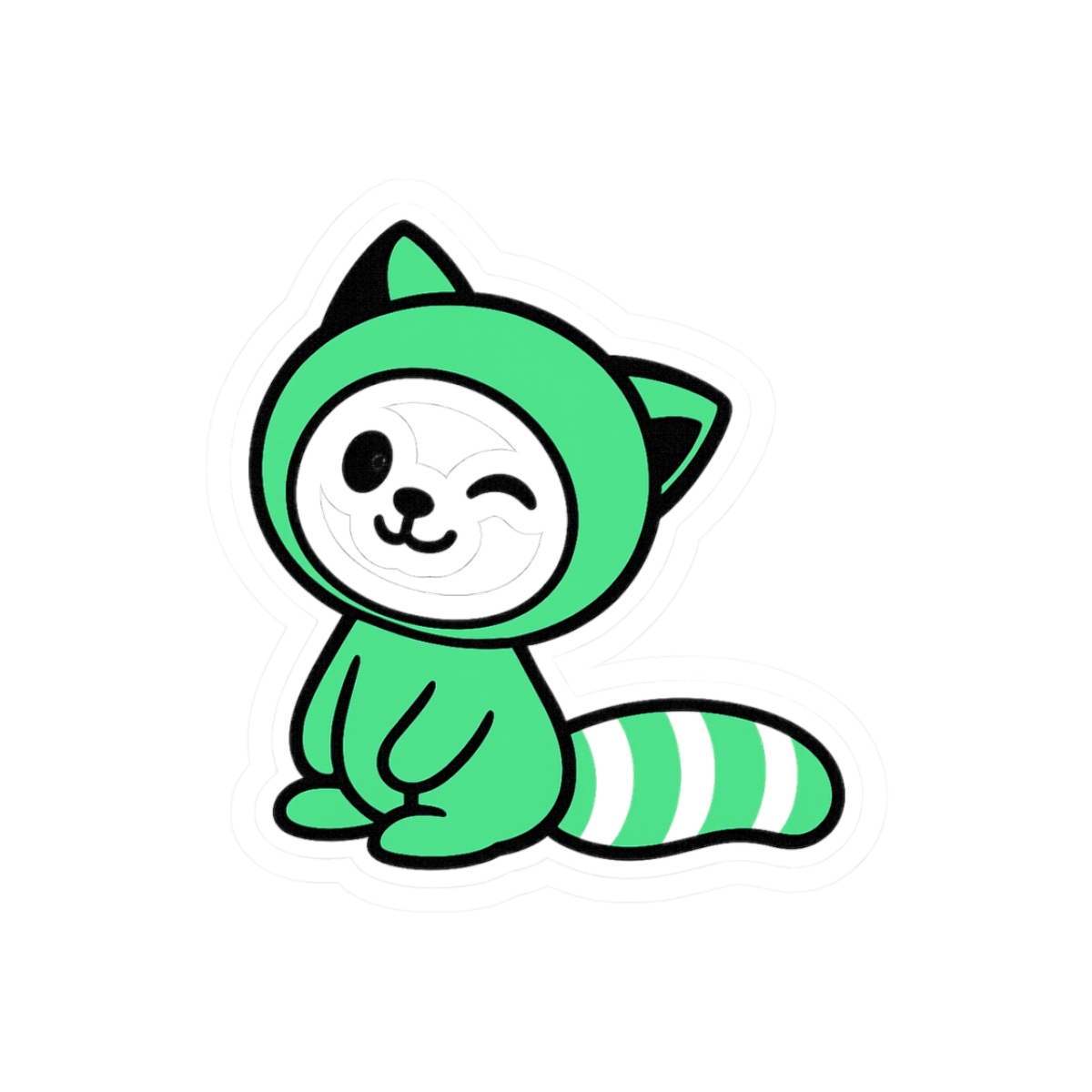 Winking Oxcy Playful Sticker - Official stickers merchandise