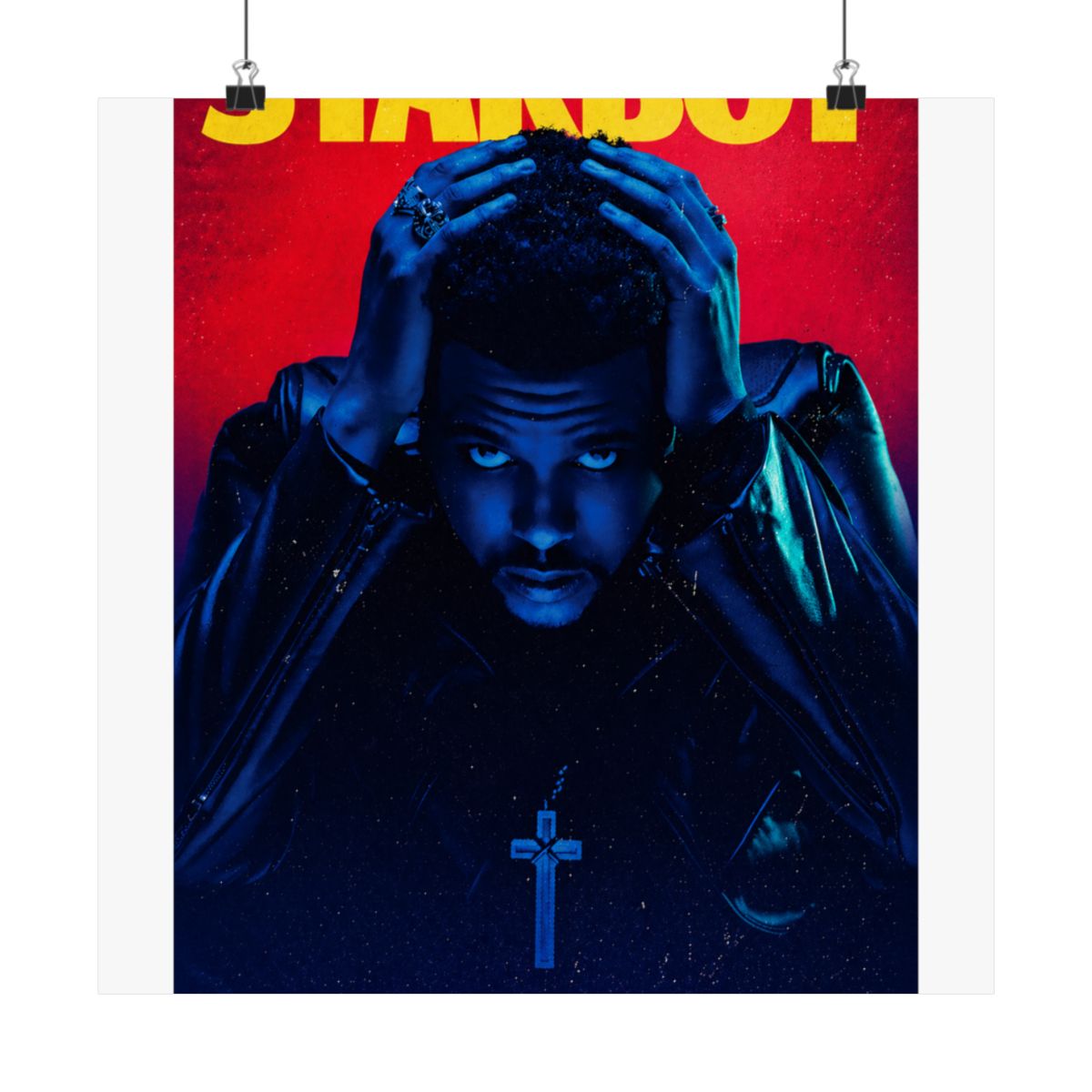 Starboy Poster | Retro Cosmic Wall Art Print - alternate angle 5, merchandise