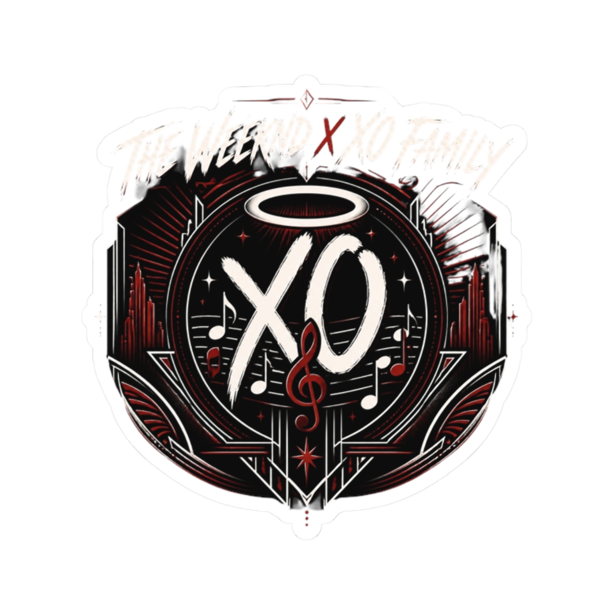 The Weeknd "Blinding Lights" Sticker - Official stickers merchandise