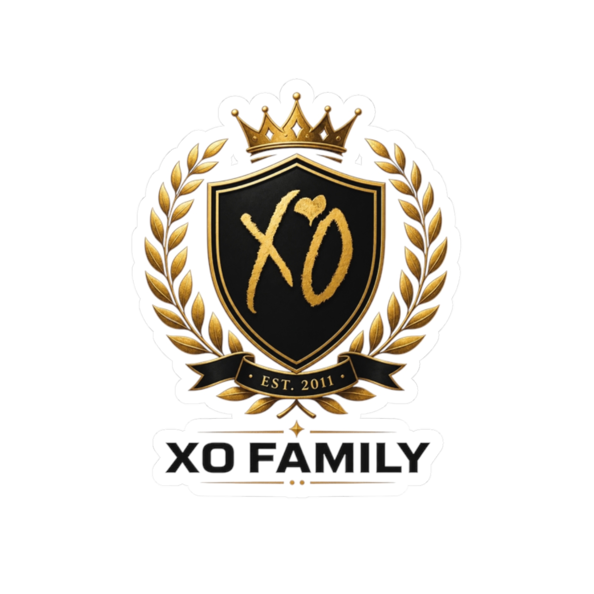 The Weeknd "XO Family" Sticker - Official stickers merchandise
