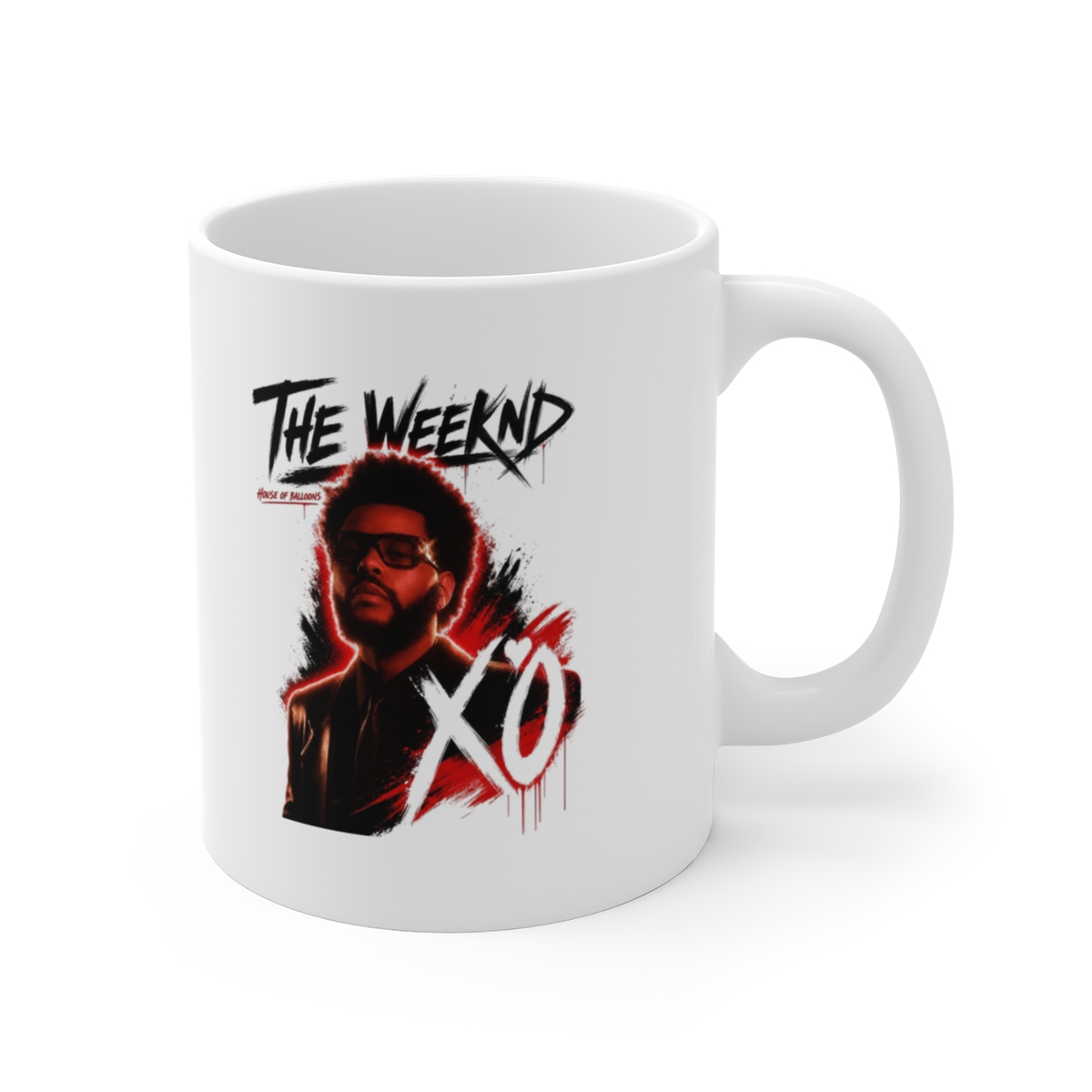 The Weeknd "THE WEEKND" White Mug - Official mugs merchandise