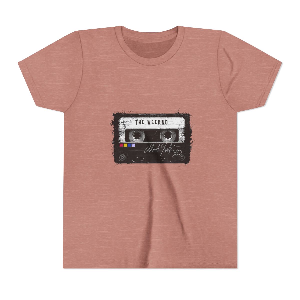 classic cassette - the weekend Kids T Shirt | The Weeknd - alternate angle 2, merchandise