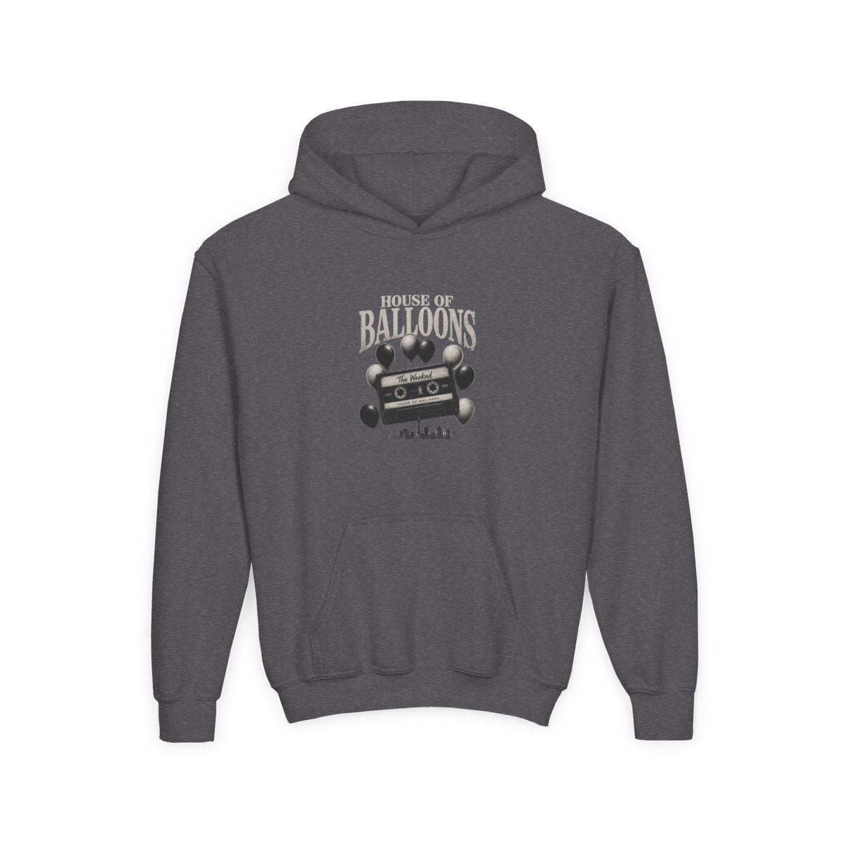 The Weeknd "House of Balloons" Kids Hoodie - alternate angle 2, merchandise