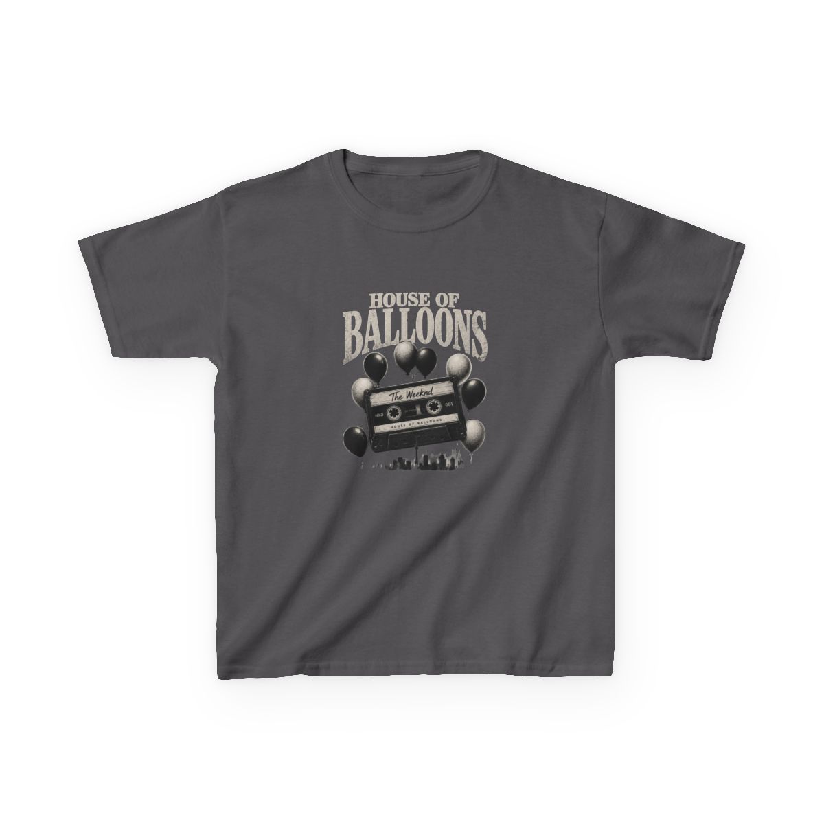The Weeknd "House of Balloons" Unisex Kids Tee - alternate angle 2, merchandise