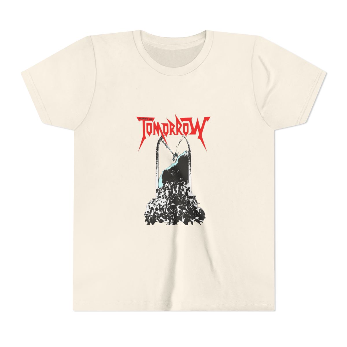 The Weeknd Hurry Up Tomorrow Metal Kids T Shirt - alternate angle 3, merchandise