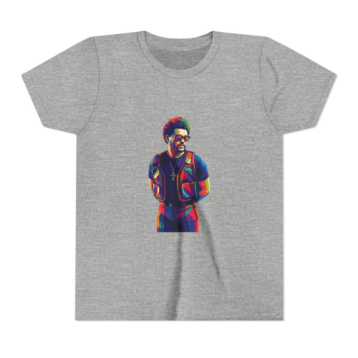 The Weeknd Wpap Pop Art-06 Kids T Shirt - alternate angle 5, merchandise