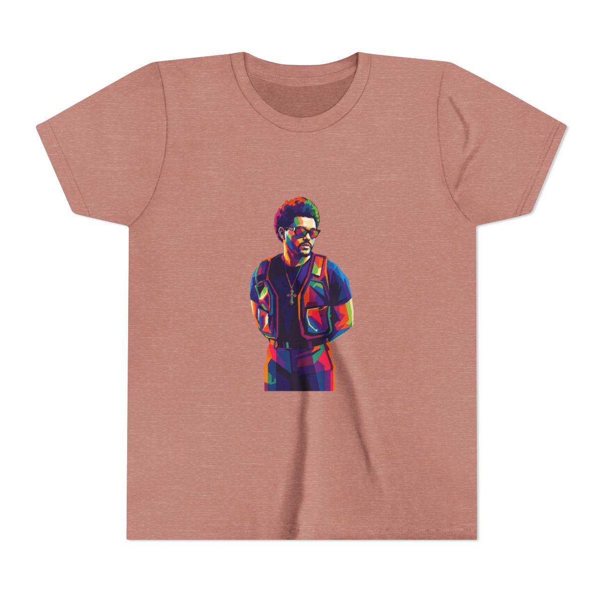 The Weeknd Wpap Pop Art-06 Kids T Shirt - alternate angle 2, merchandise